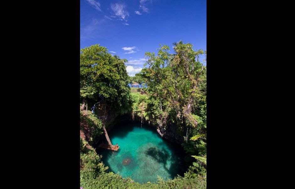 SUA TRENCH, SAMOA -   Swimming in purity – 33 places to swim in the world’s clearest water