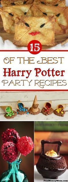 41 Magical Harry Potter Recipes -   Birthday Party Ideas