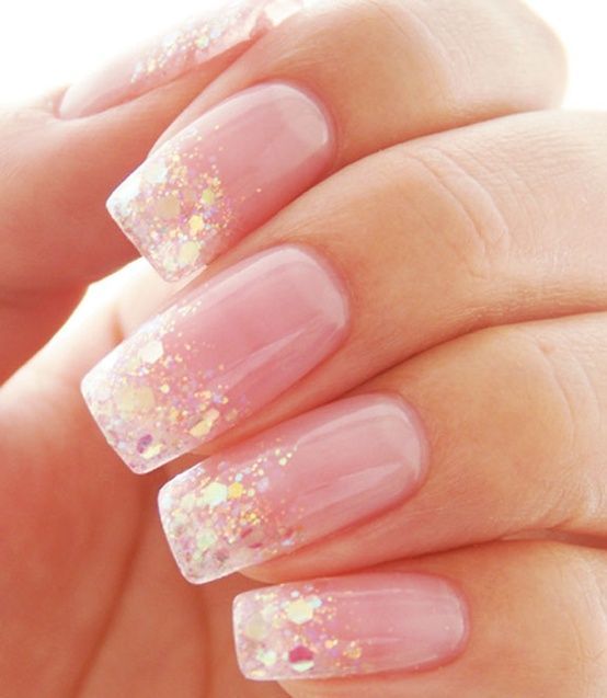 super cute sparkles nails