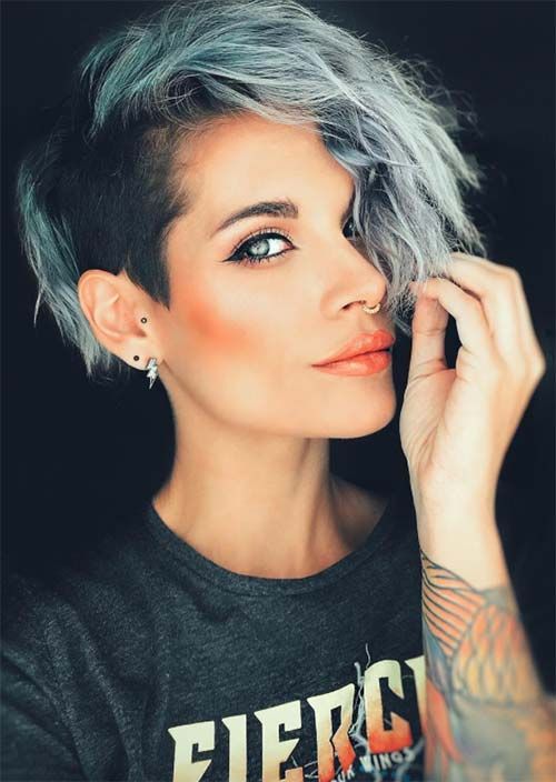 51 Edgy and Rad Short Undercut Hairstyles for Women -   11 edgy hair 2019 ideas