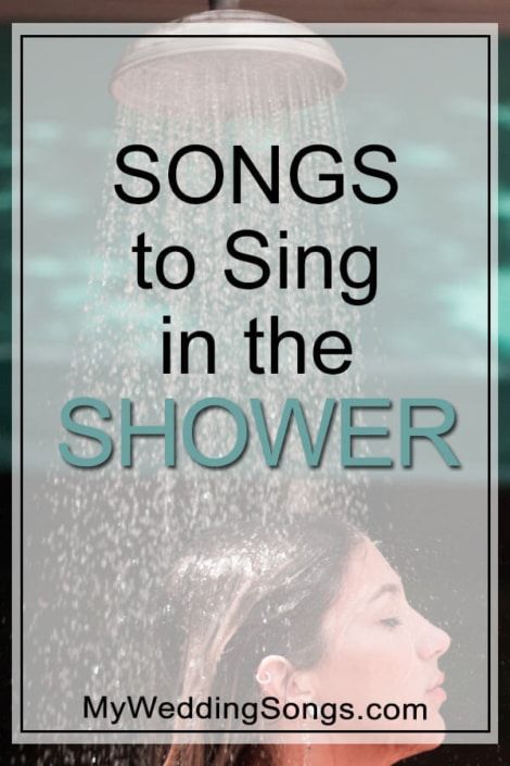 Songs To Sing In The Shower On Your Wedding Day | My Wedding Songs -   11 wedding Songs to sing ideas