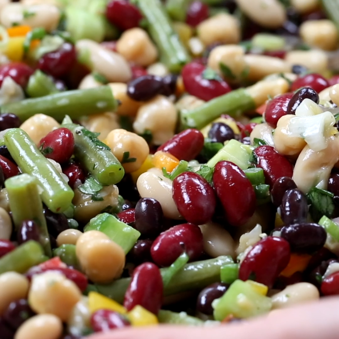 Five Bean Salad Recipe Video -   12 fitness Food people ideas