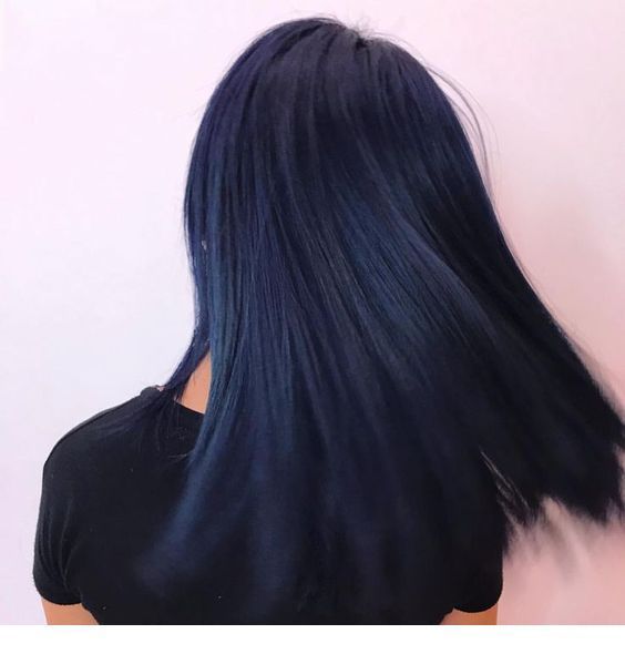 Dark blue hair - Miladies.net -   12 hair Dark aesthetic ideas