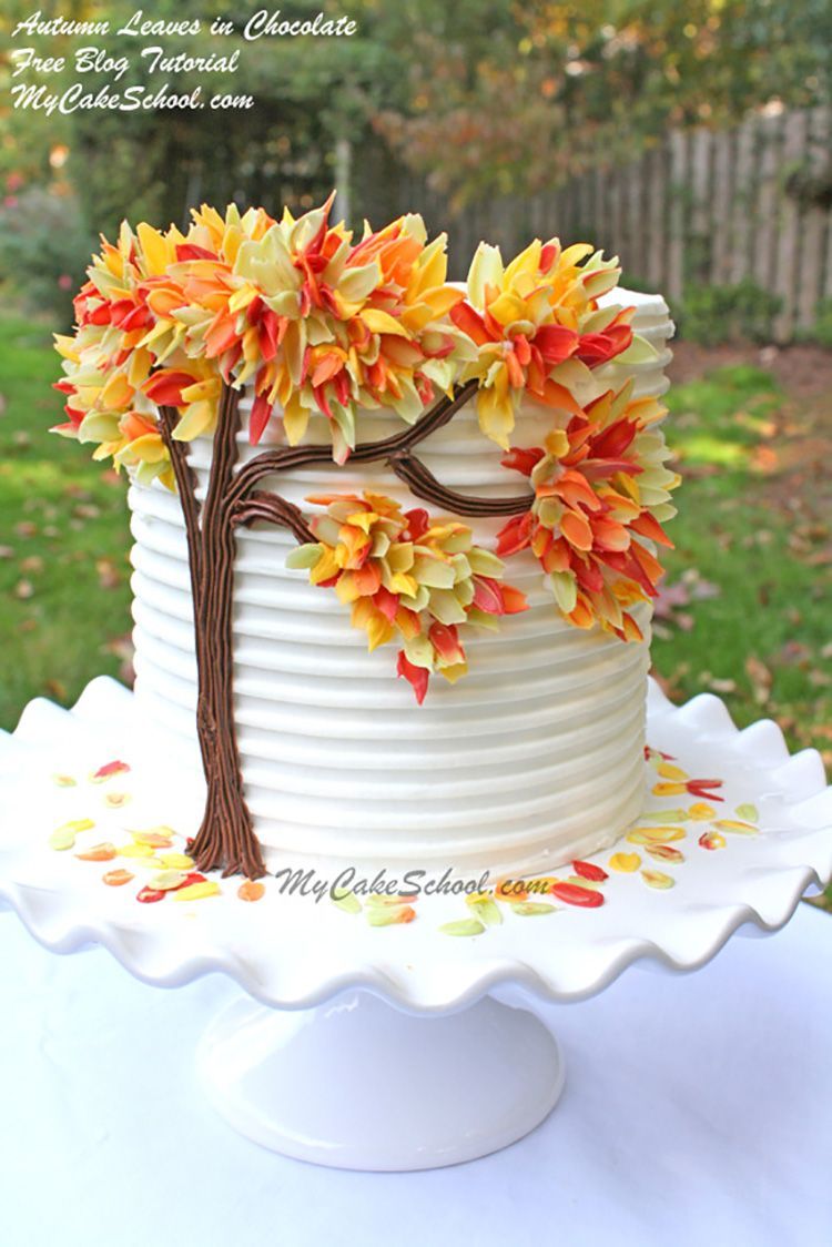 13+ Incredible Fall Cakes | Rose Bakes -   13 cake Beautiful thanksgiving ideas