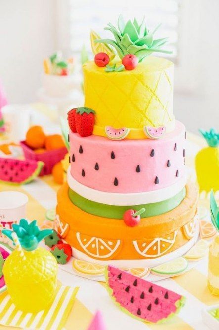 55+ trendy cake desing fruit -   13 cake Fruit fondant ideas