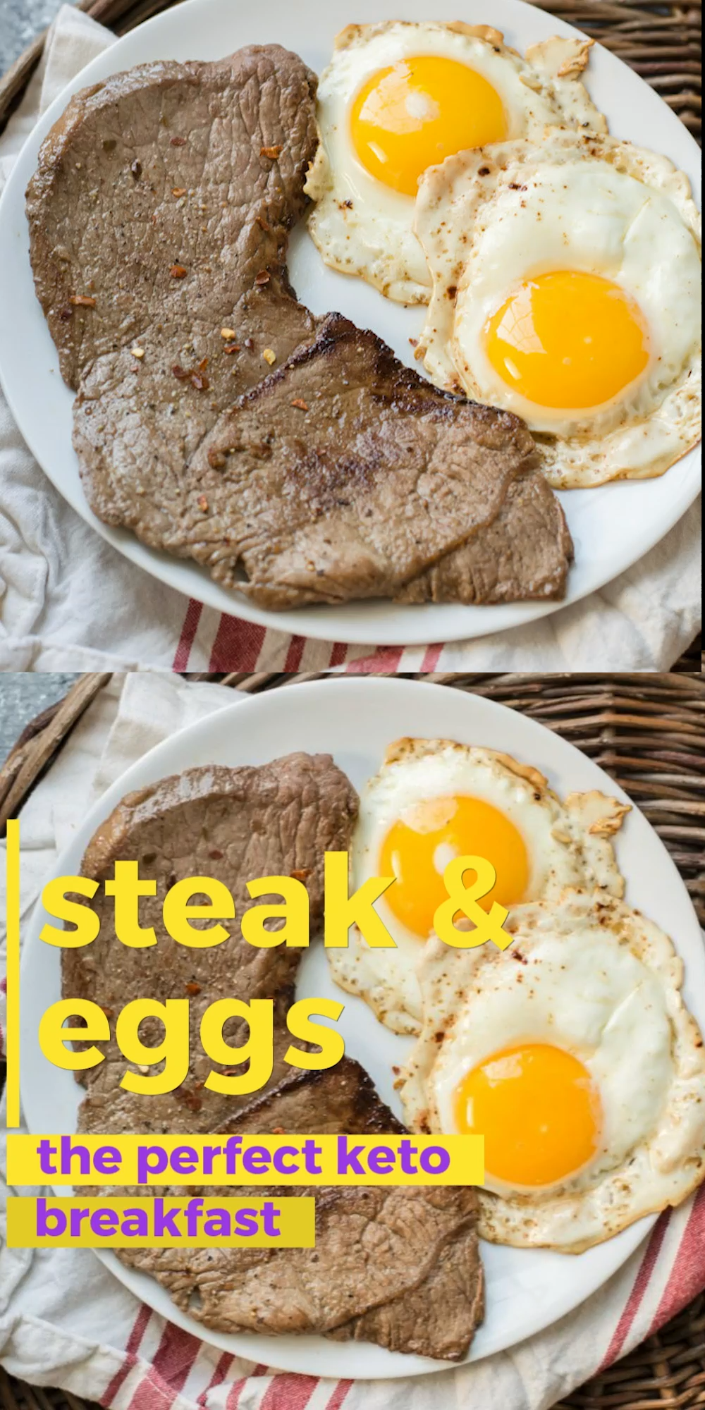 Keto Steak and Eggs -   13 diet Recipes menu ideas