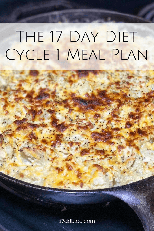 17 Day Diet Cycle 1 Meal Plan -   13 diet Recipes menu ideas