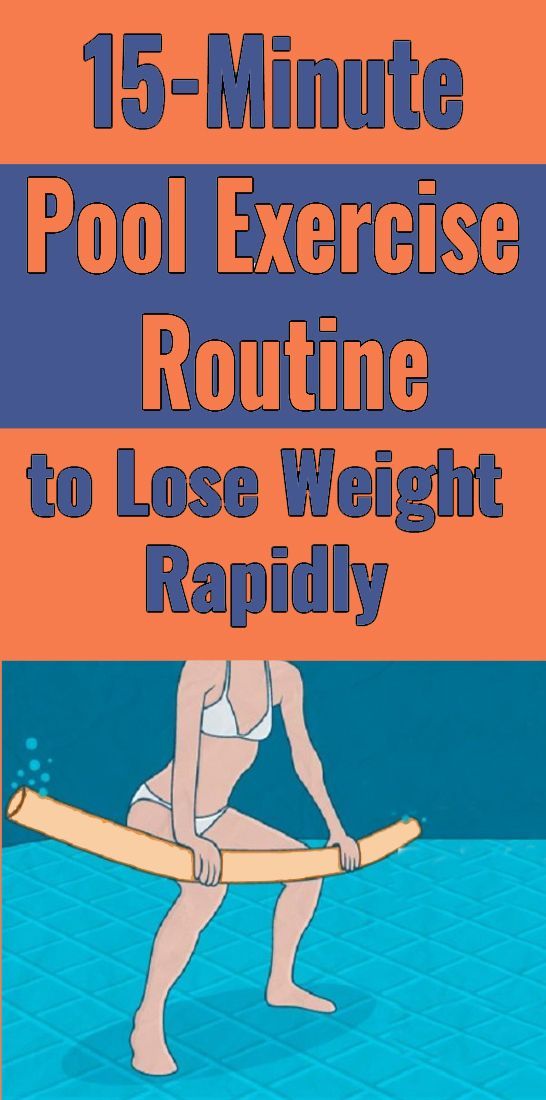 15 Minute Pool Workout For Rapid Weight Loss -   13 health and fitness Design ideas