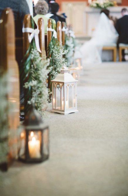 67 ideas for wedding church country aisle decorations -   13 wedding Church lanterns ideas
