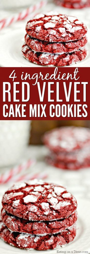 Red Velvet Cookies Recipe - Easy Red Velvet Cake Mix Cookies -   14 cake Red Velvet easy ideas