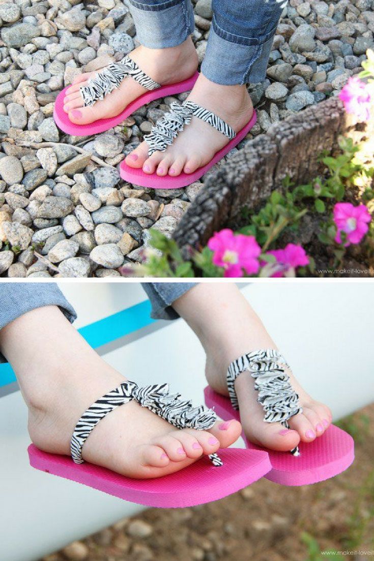 26 Brilliantly Easy DIY Flip Flop Makeovers You Have to Try -   14 DIY Clothes Storage flip flops ideas