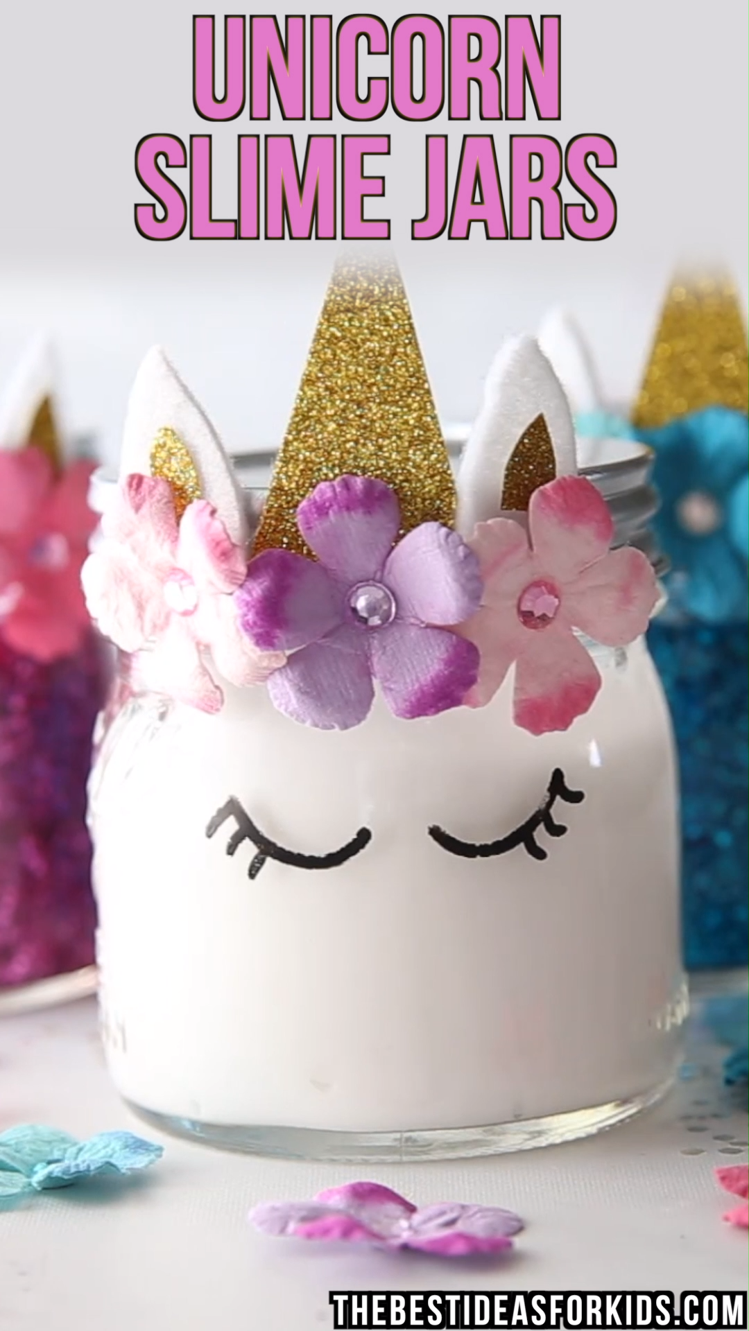 UNICORN SLIME JARS рџ¦„ -   14 diy projects For Kids slime ideas