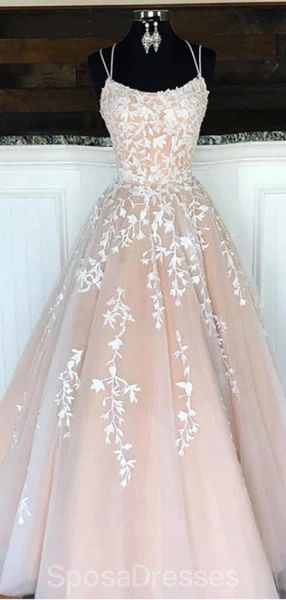 Cheap A-line Lace Beaded Spagheitt Straps Evening Prom Dresses, Evening Party Prom Dresses, 12188 -   14 dress Homecoming christmas gifts ideas