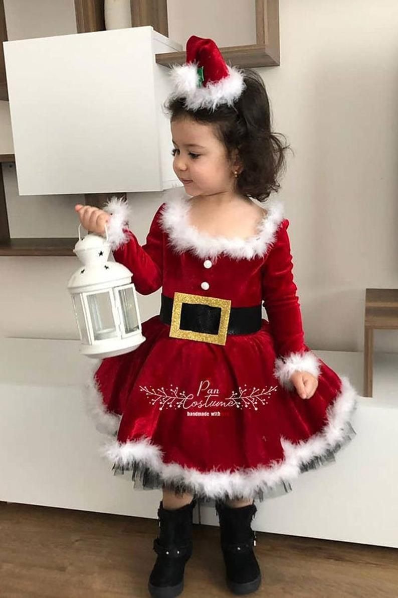 Miss Santa Claus, Christmas Dress for Toddlers, Little Miss Santa Claus Christmas Costume -   14 dress Homecoming christmas gifts ideas