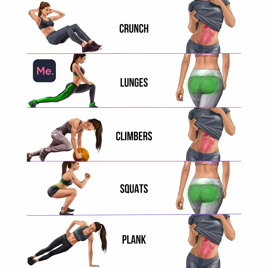 Get Slimmer in 28 Days with Effective Workout -   14 fitness workout ideas