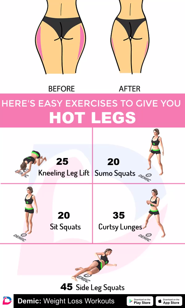 Here's Easy Eexercises to Give You HOT LEGS. -   14 fitness workout ideas