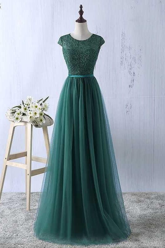 Sexy Green Prom Dress Tulle Prom Dresses Long Evening Dress Green Formal Dress Prom Dressses -   14 formal dress 2018 ideas