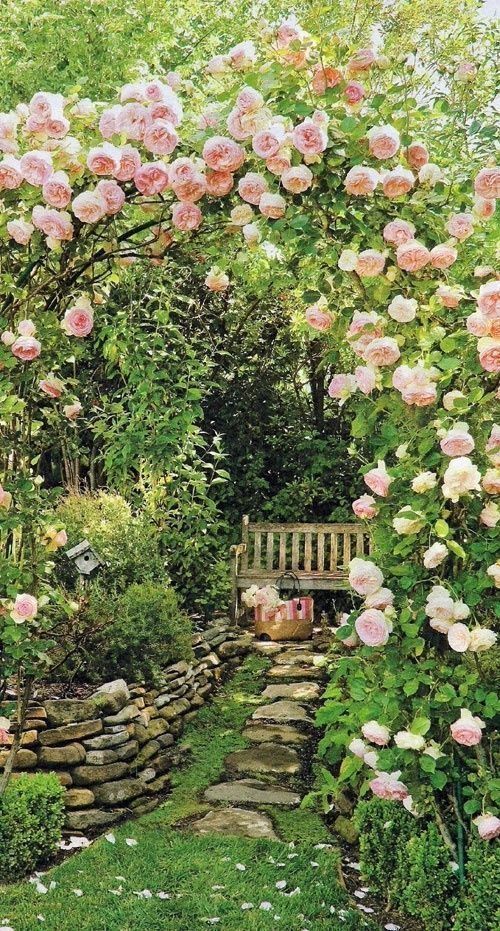 Gardens of My Dreams | Romantic Backyard Garden Ideas - hydrangea treehouse -   14 garden design Stones planters ideas