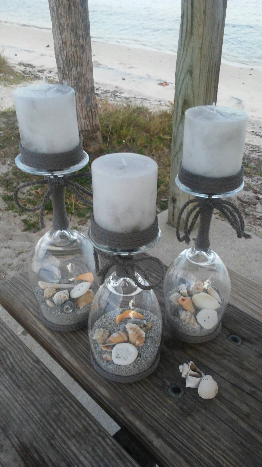 14 room decor Beach candle holders ideas