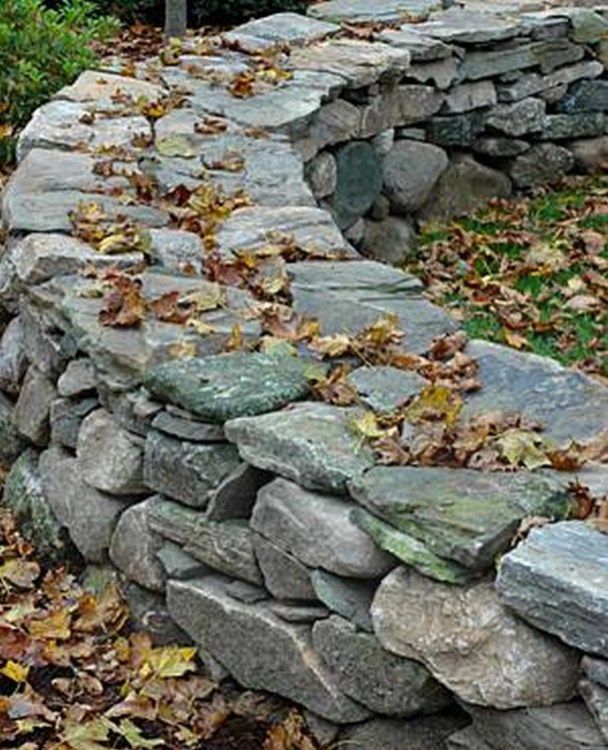 Garden Landscaping Design Ideas with Rocks and Stone - Onechitecture -   15 garden design Wall stones ideas