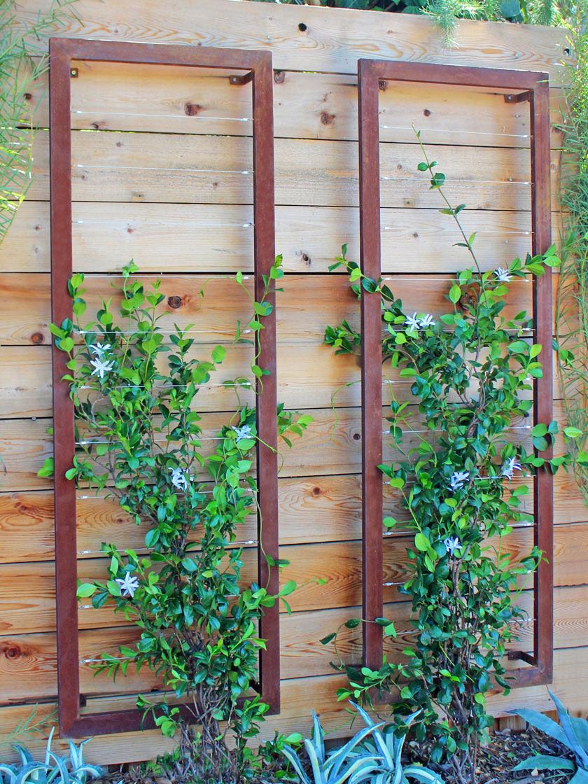 Ina Modern Wall Trellis Jr. | Gardener's Supply -   15 garden design Wall stones ideas
