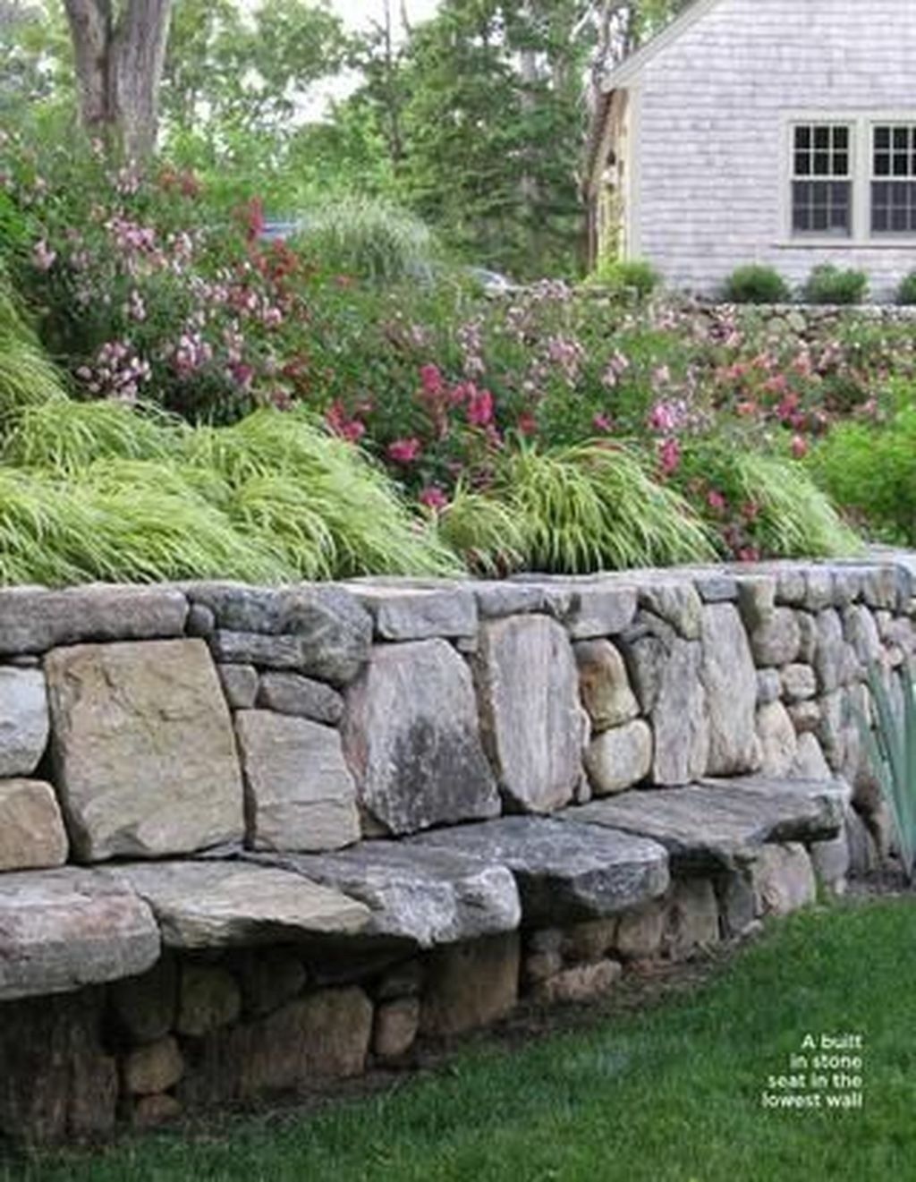 36+ Beautiful Stone Walls Garden Ideas -   15 garden design Wall stones ideas