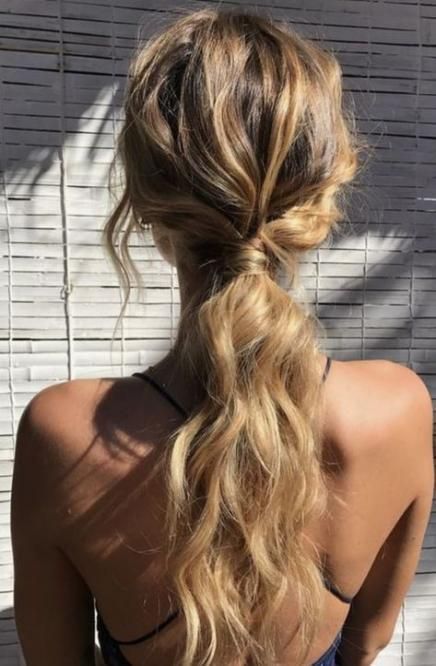32+ Ideas For Braids Hairstyles Updo Pony Tails Low Ponytails -   15 hairstyles Curled beauty ideas