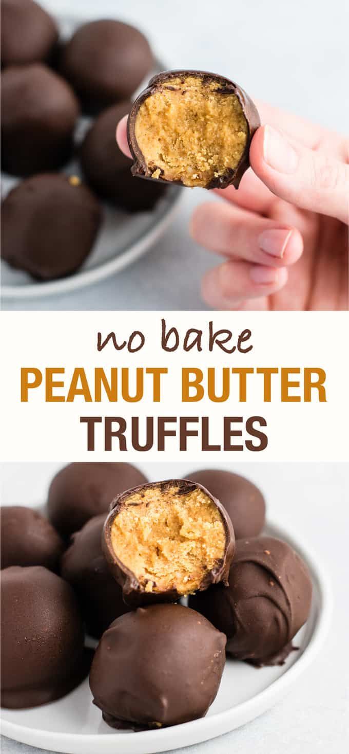 No Bake Peanut Butter Truffles Recipe - Build Your Bite -   15 vegan desserts No Bake ideas