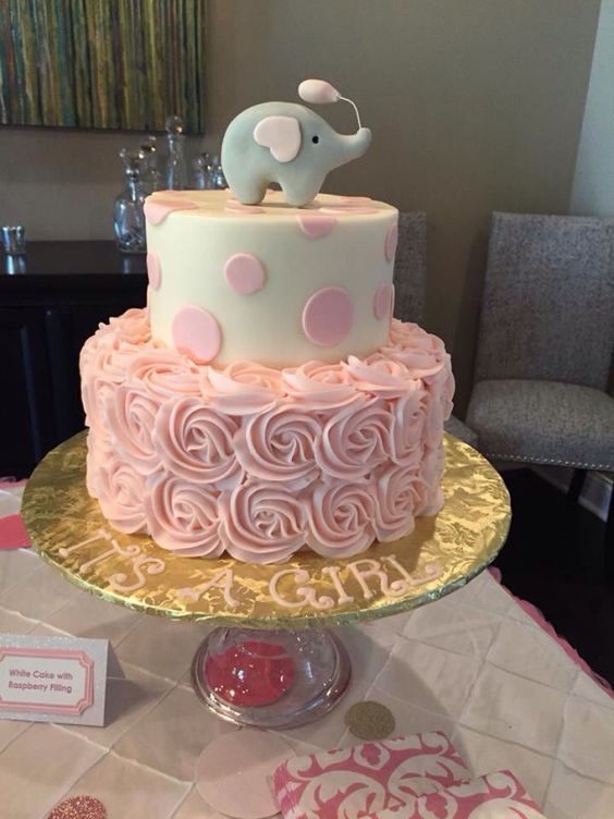 16 babyshower cake Girl ideas