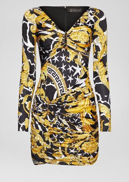 Versace Medusa Button Cut-Out Mini Dress for Women | US Online Store -   16 dress Mini awesome ideas