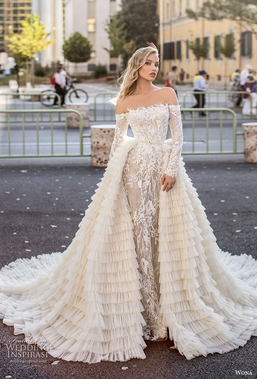 WON? Couture 2020 Wedding Dresses — “Aurora” Bridal Collection | Wedding Inspirasi -   16 dress Wedding neckline ideas
