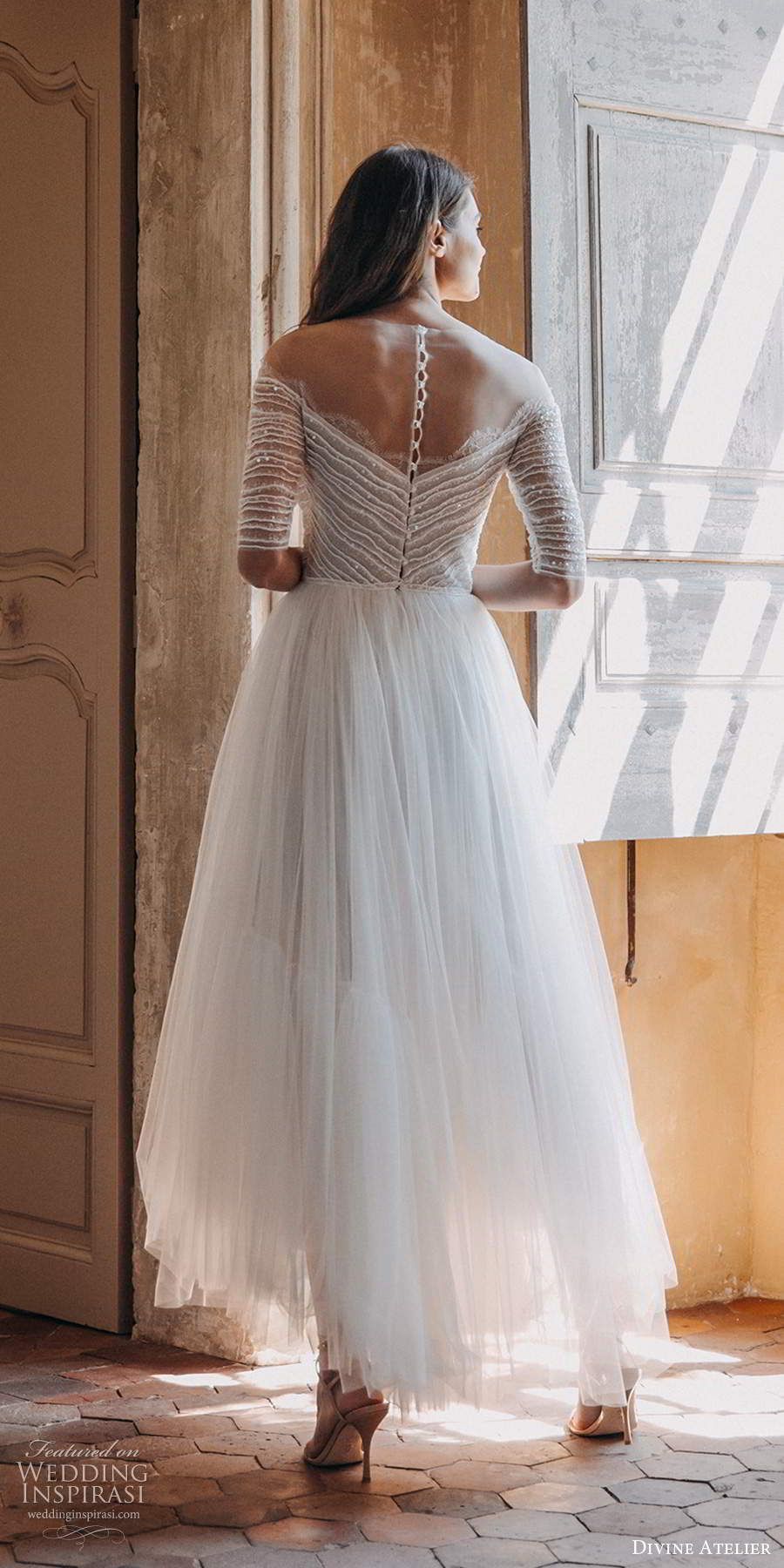 Divine Atelier 2020 Wedding Dresses -   16 dress Wedding neckline ideas