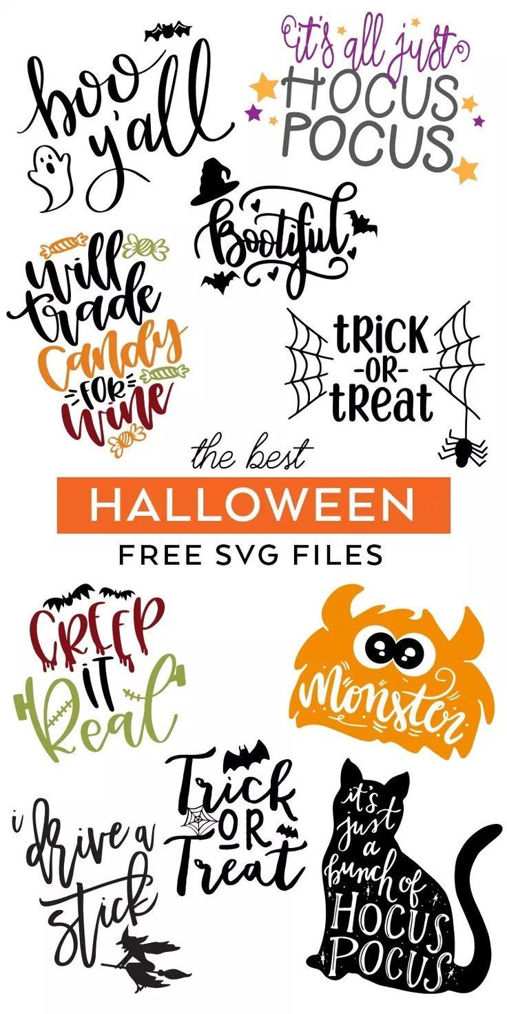 FREE Halloween SVG Files - Halloween Files Cricut - Pineapple Paper Co. -   16 holiday Crafts cricut ideas