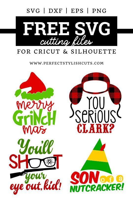 Free Christmas Movie SVG Bundle -   16 holiday Crafts cricut ideas