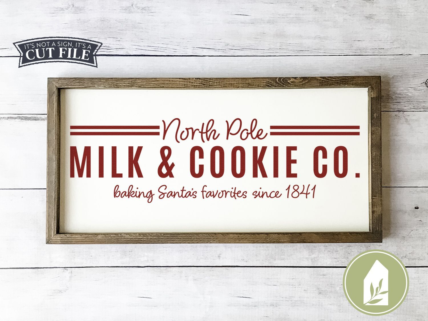 North Pole Milk and Cookie Co SVG | Christmas svg | Farmhouse Sign Design - SoFontsy -   16 holiday Crafts cricut ideas