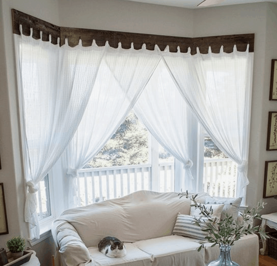 Simple Farmhouse Window Treatments • Maria Louise Design -   16 room decor Modern window ideas
