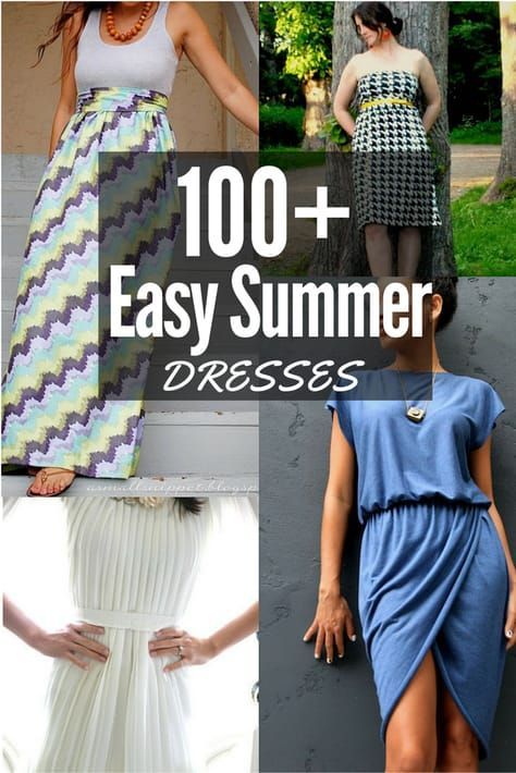 100+ Easy Summer Dresses | Round Up - The Sewing Loft -   16 summer dress DIY ideas
