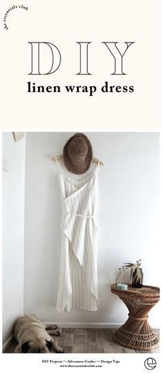 DIY: Summer Essential Wrap Dress Collab — The Essentials Club // Creative DIY Hub -   16 summer dress DIY ideas