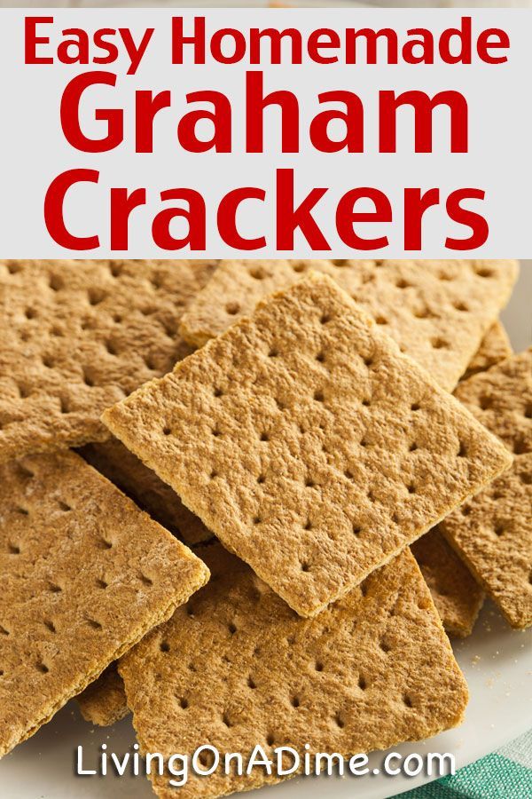 Easy Homemade Graham Crackers Recipe - Living on a Dime To Grow Rich -   17 cake Simple graham crackers ideas