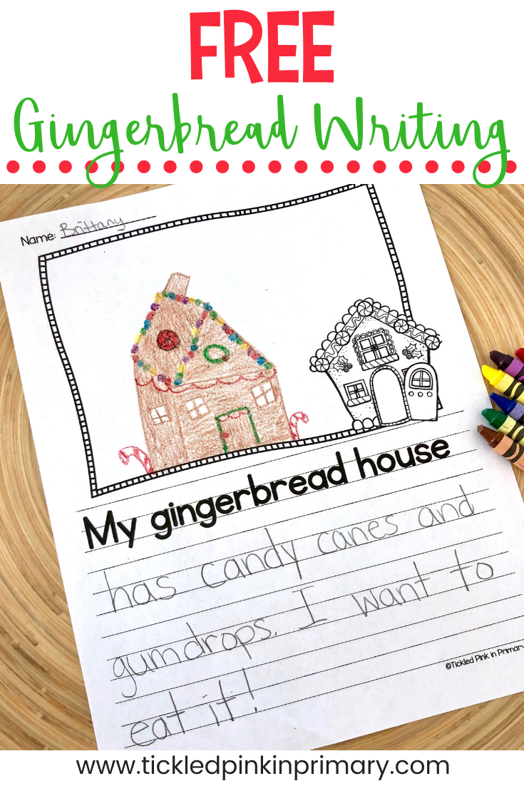 Making Gingerbread Houses in the Classroom • Tickled Pink in Primary -   17 holiday Activities writing prompts ideas
