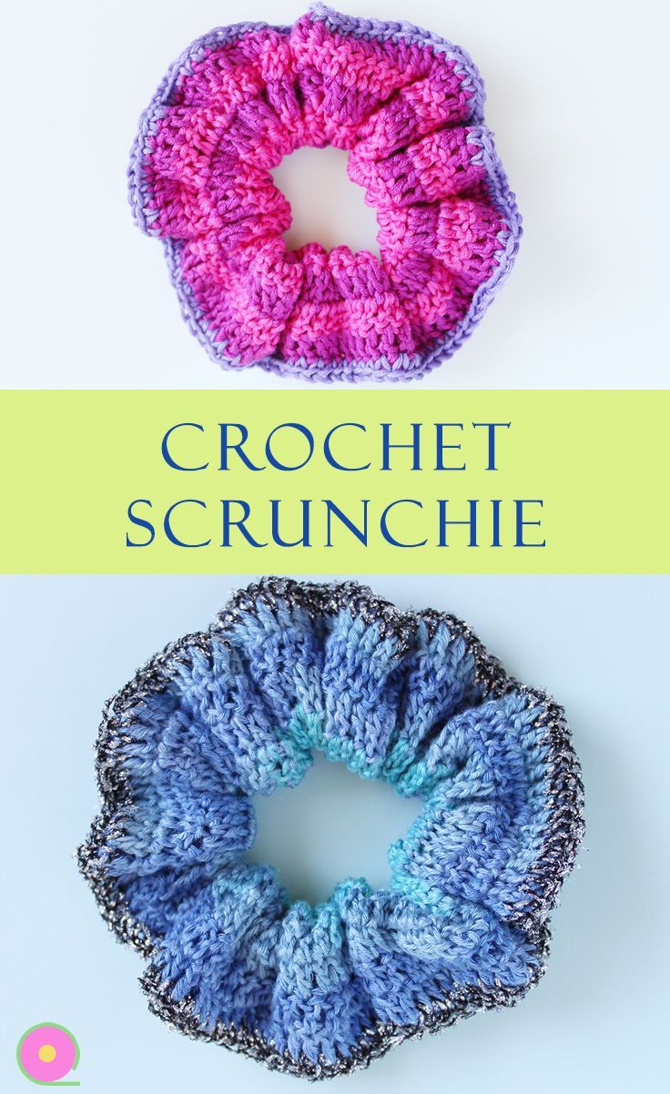 How to crochet scrunchie hair tie -   17 knitting and crochet Projects colour ideas