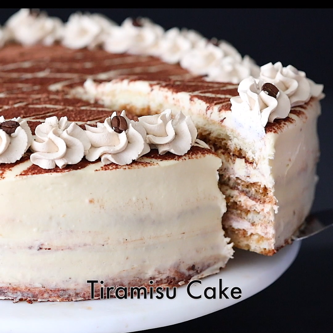 Tiramisu Cake -   17 white cake Christmas ideas