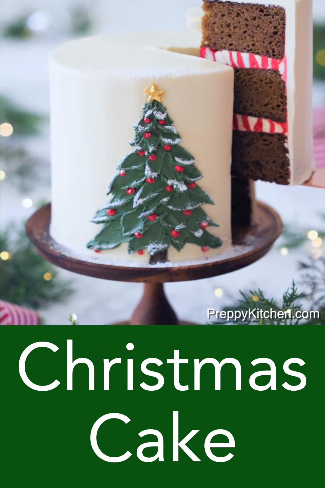 Christmas Cake -   17 white cake Christmas ideas