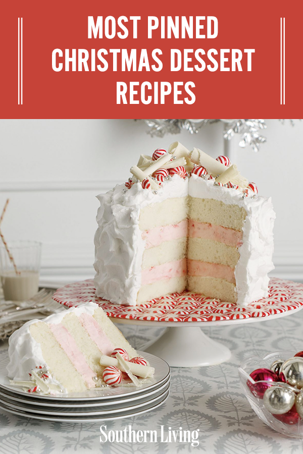 Most Pinned Christmas Dessert Recipes -   17 white cake Christmas ideas
