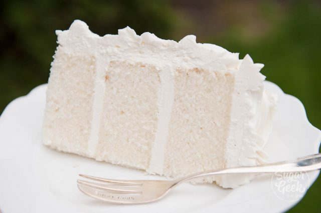 White velvet cake (recipe) + color variations | Sugar Geek Show -   17 white cake Christmas ideas