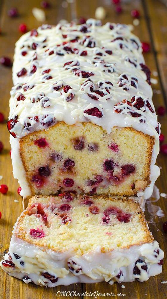 Christmas Cranberry Pound Cake -   18 desserts Christmas cake ideas