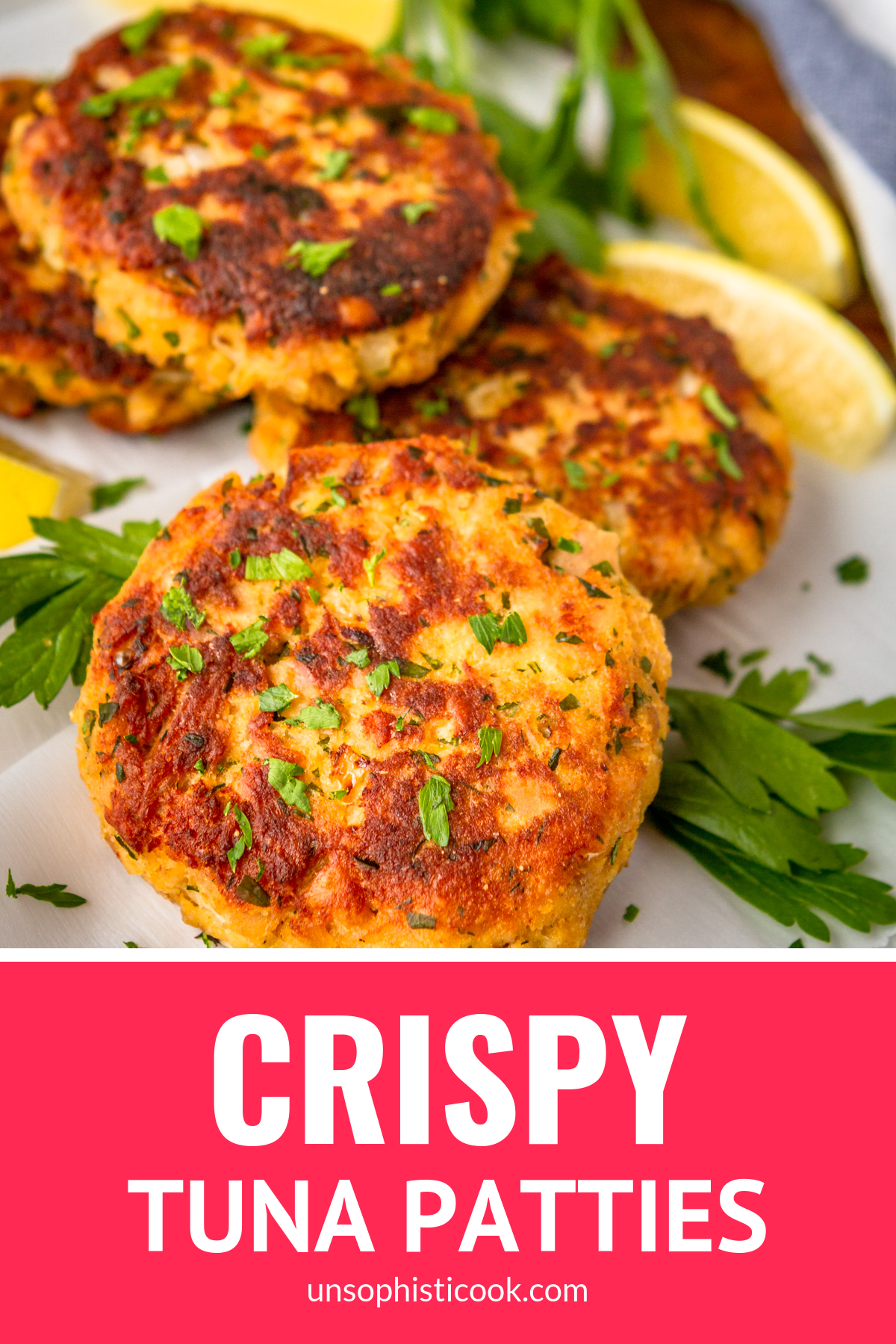 15-Minute Simple & Easy Crispy Fried Tuna Patties – Unsophisticook -   18 healthy recipes Tuna kitchens ideas