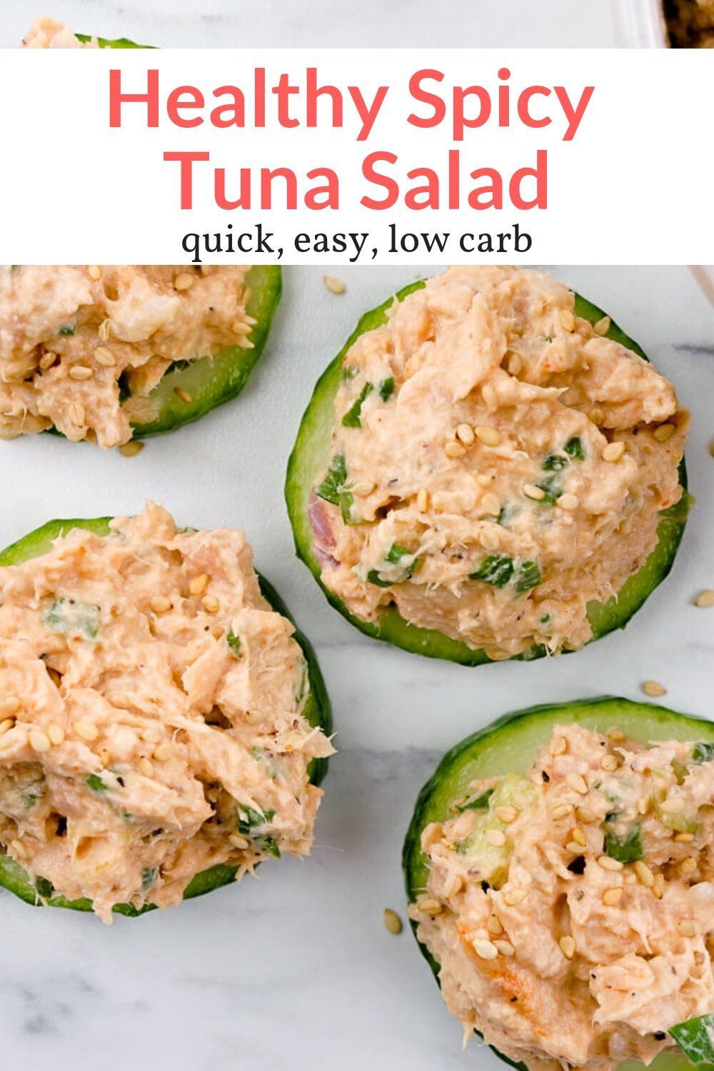Spicy Tuna Salad - Slender Kitchen -   18 healthy recipes Tuna kitchens ideas