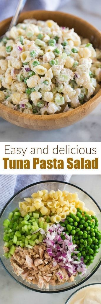 Tuna Pasta Salad -   18 healthy recipes Tuna kitchens ideas