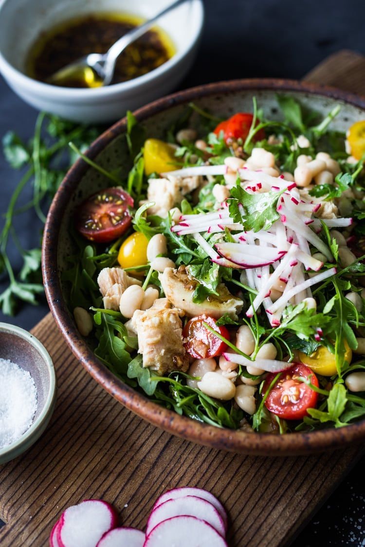 Tuscan White Bean & Tuna Salad with Arugula -   18 healthy recipes Tuna white beans ideas